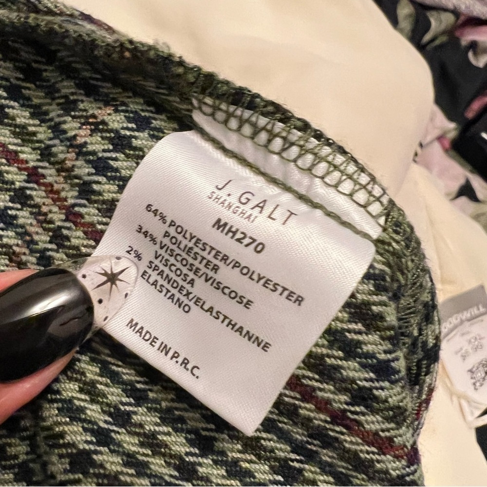 John Galt Brandy Melville Plaid Pants XS/S | Y2K Academia | 24” Waist - Picture 8 of 13